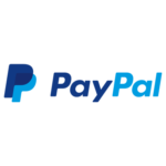 A paypal logo is shown in blue.
